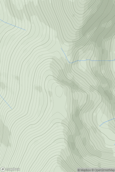 Thumbnail image for Creag an Fhithich [Glen Lyon to Glen Dochart & Loch Tay] showing contour plot for surrounding peak